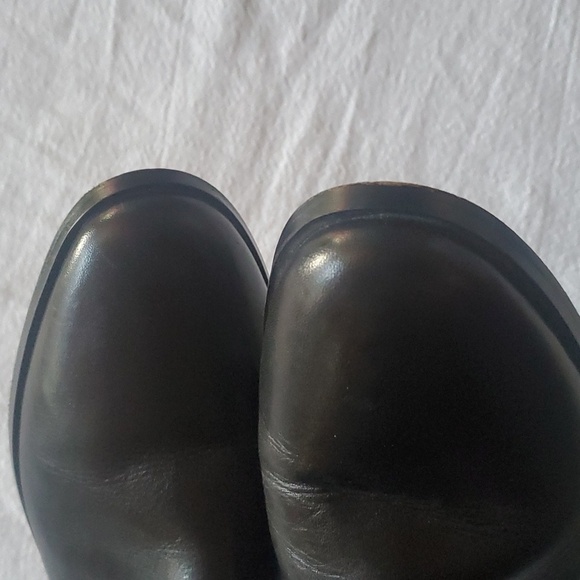 Coach Linette Black Leather Tall Sz 9 Boots - Picture 4 of 9